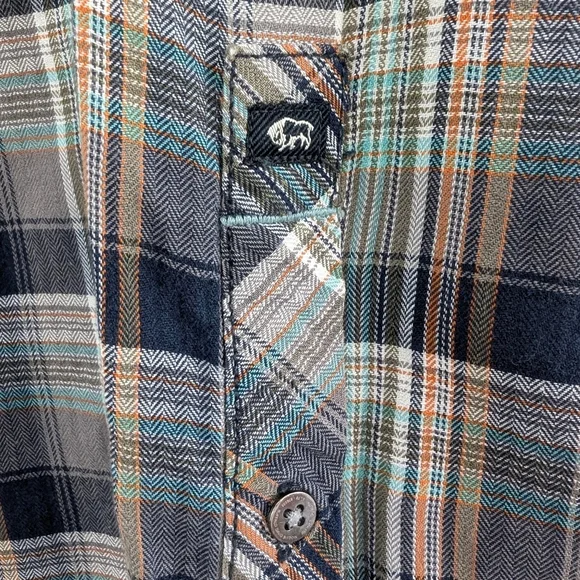 *Buffalo David Bitton 100% Cotton Men's Plaid Shirt - Size M - Picture 3 of 8